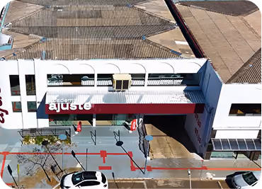 Área de musculação da Ajuste